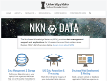 Tablet Screenshot of northwestknowledge.net